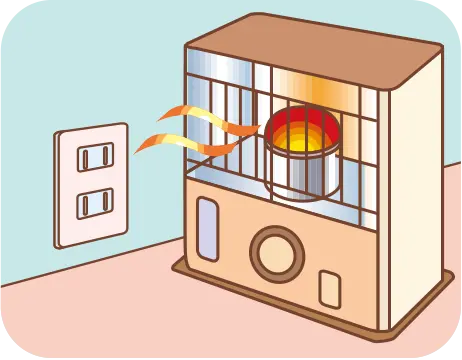 高温になる場所での使用